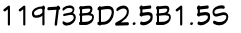 11973BD2.5B1.5S
