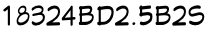 18324BD2.5B2S